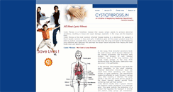Desktop Screenshot of cysticfibrosis.in